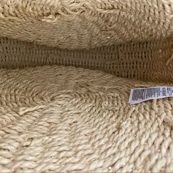 Gap Straw Circle Crossbody Bag - 13x13x4 tan straw, adjustable cross s… - Picture 8 of 8